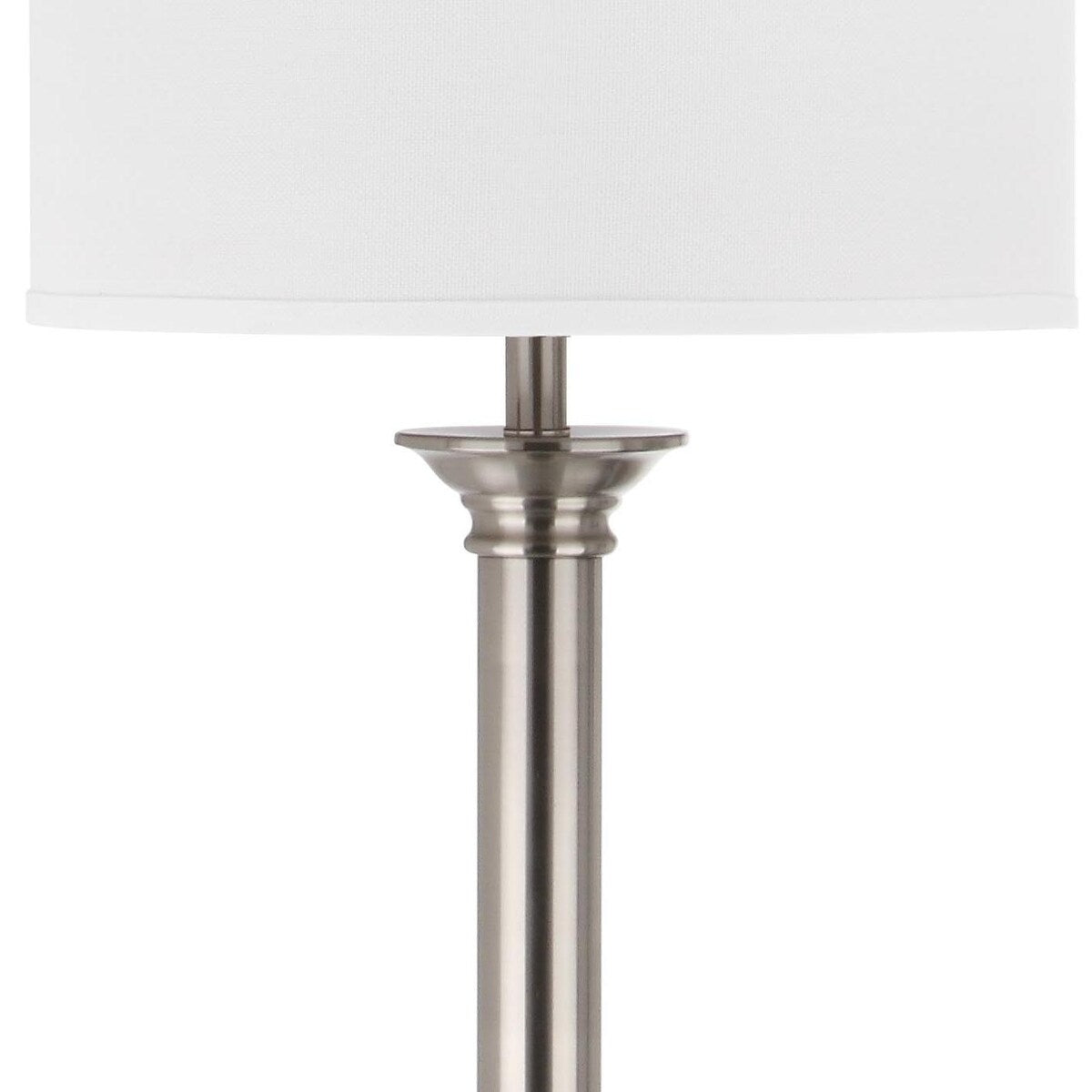 SAFAVIEH Lighting Shantel 60-inch Nickel Floor Lamp - 16Wx16Dx60H