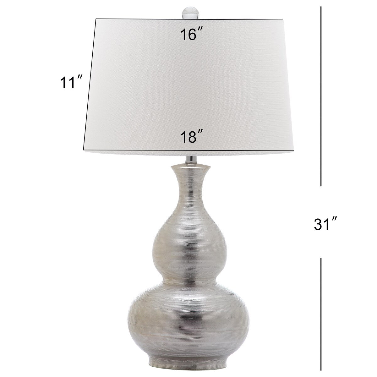 SAFAVIEH Lighting Sharonda 31-inch LED Table Lamp - 18"x18"x31" - 18Wx18Dx31H