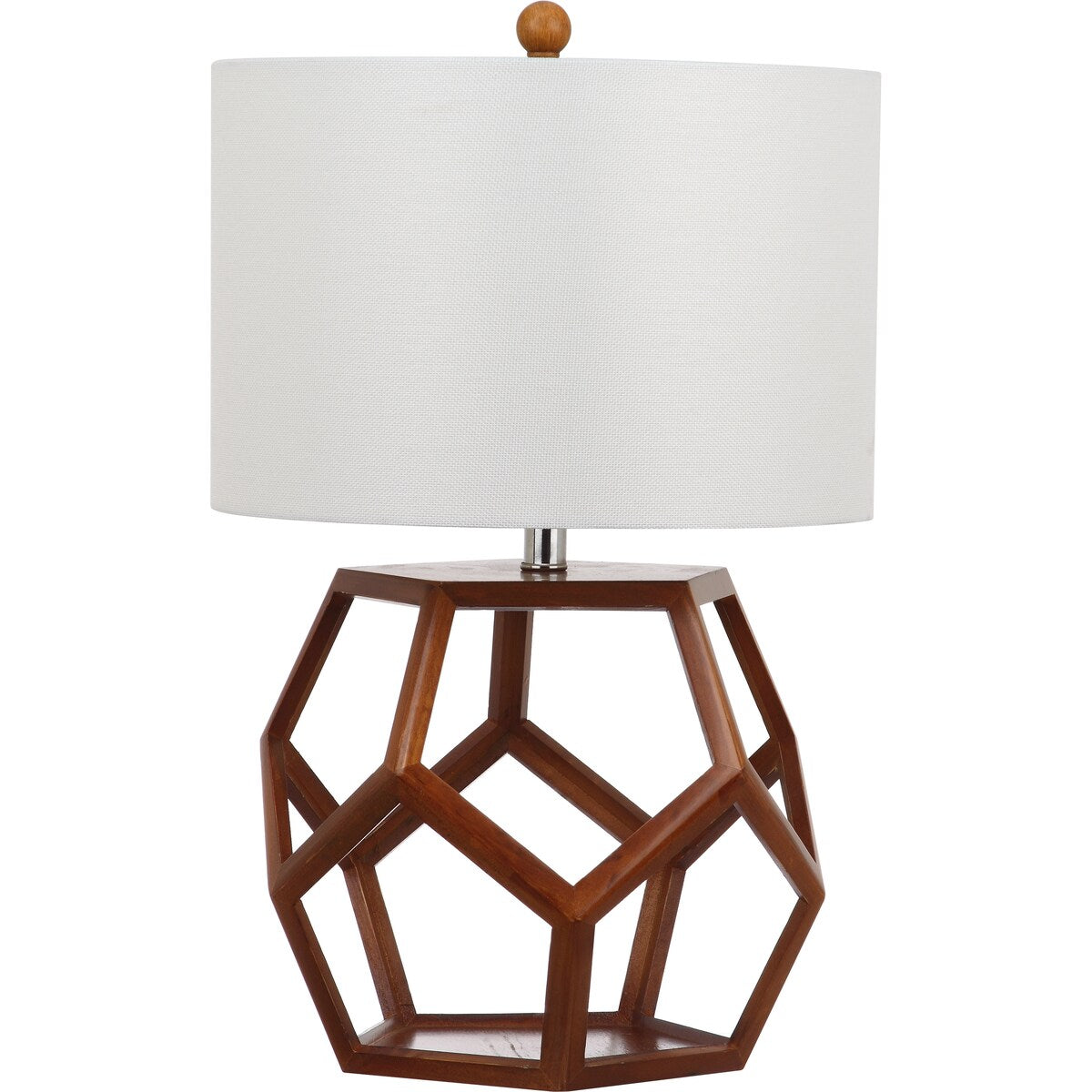 SAFAVIEH Lighting Shawnda 24-inch Brown Table Lamp - 15"x15"x23.75" - 15Wx15Dx24H