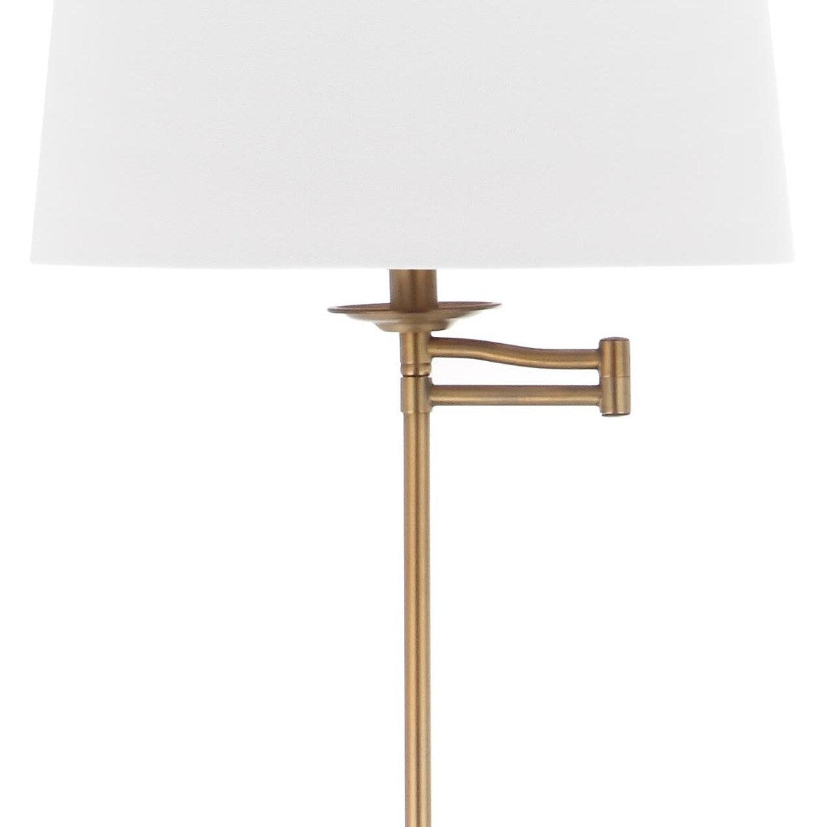 SAFAVIEH Lighting Shayla 64-inch Adjustable Gold Floor Lamp - 15"x15"x53-64.25" - 15Wx15Dx64H