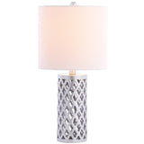 SAFAVIEH Lighting Shkurte 21-inch LED Table Lamp - 10"x10"x21" - 10Wx10Dx21H