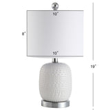 SAFAVIEH Lighting Shobha 19-inch LED Table Lamp - 10" W x 10" D x 19" H - 10Wx10Dx19H