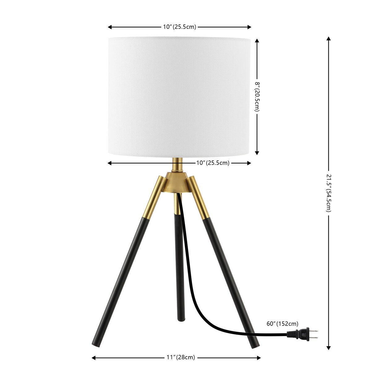 SAFAVIEH Lighting Sholeh 22-inch Adjustable Desk Task Table Lamp (LED Bulb Included) - 11 In. W x 11 In. D x 21.5 In. H