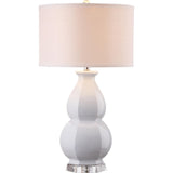 SAFAVIEH Lighting Shona 30-inch Egg Blue Table Lamp - 16"x16"x30" - 16Wx16Dx30H