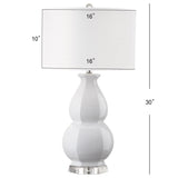 SAFAVIEH Lighting Shona 30-inch Egg Blue Table Lamp - 16"x16"x30" - 16Wx16Dx30H