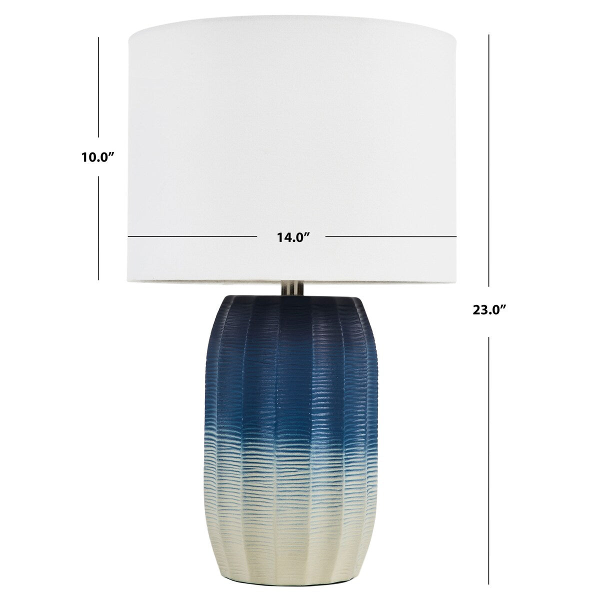 SAFAVIEH Lighting Silja 23" Table Lamp - 14" W x 14" D x 23" H - 14Wx14Dx23H