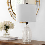 SAFAVIEH Lighting Snaedis 23-inch Glass Table Lamp - 12" x 12" x 23" - 12Wx12Dx23H