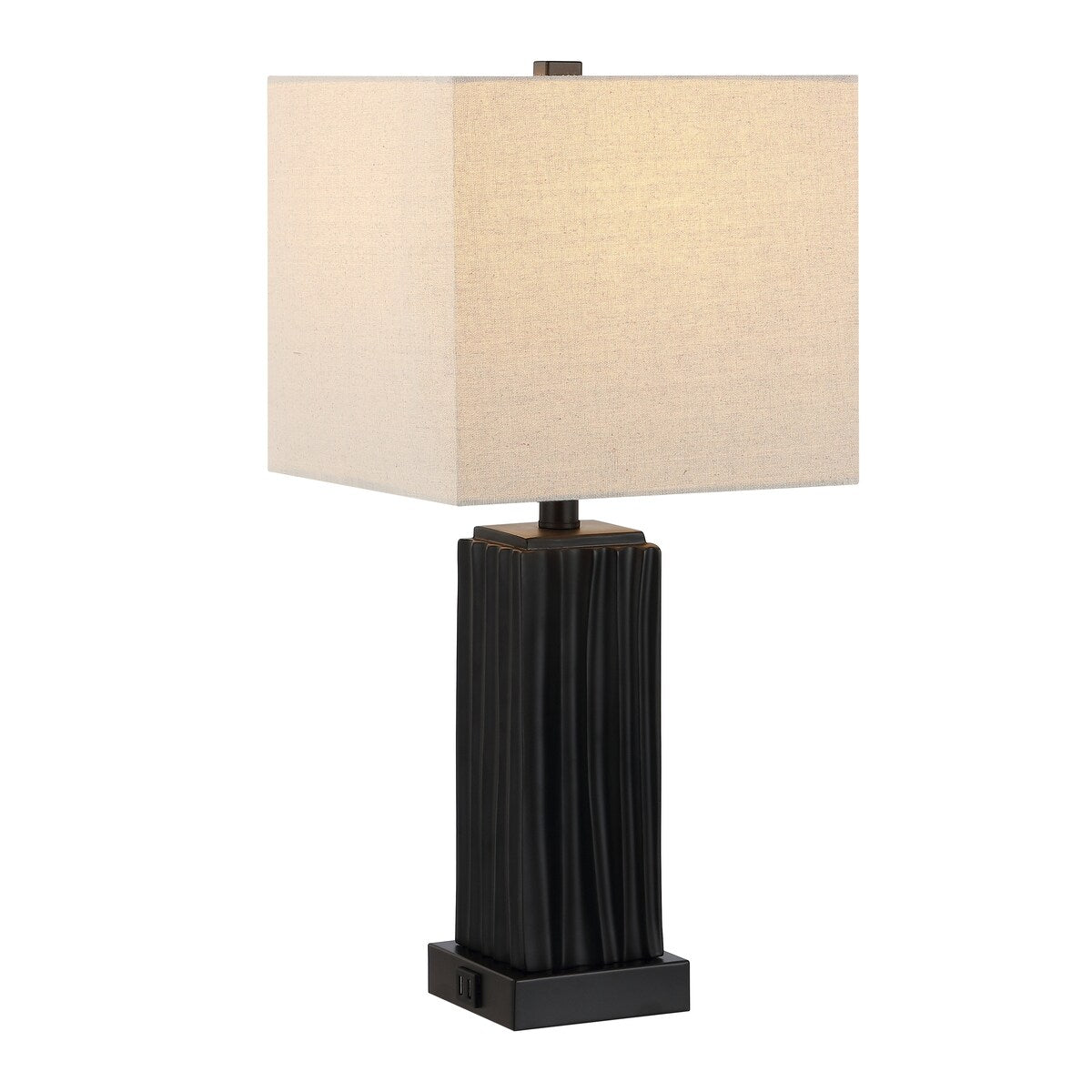 SAFAVIEH Lighting Stas 22 Inch Table Lamp with Usb - 11" x 11" x 24" - 11Wx11Dx24H