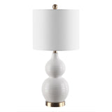 SAFAVIEH Lighting Steinvor 24.5-inch Mosaic Table Lamp - 12" x 12" x 24.5" - 12Wx12Dx25H