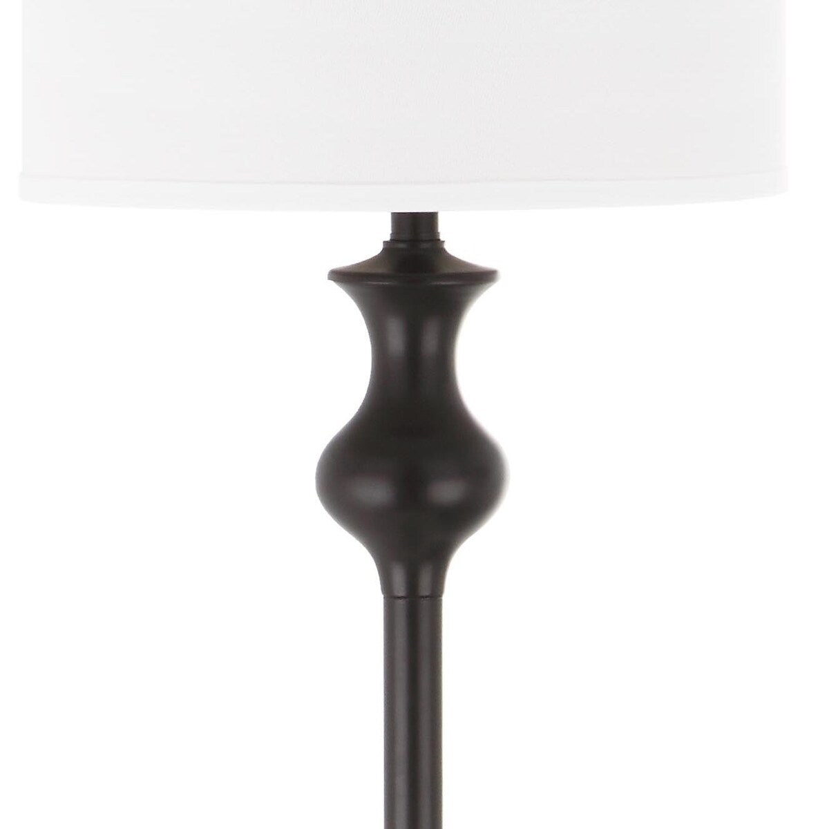 SAFAVIEH Lighting Summer 62-inch Black Floor Lamp - 15" W x 15" L x 61.5" H - 15Wx15Dx62H