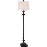 SAFAVIEH Lighting Summer 62-inch Black Floor Lamp - 15" W x 15" L x 61.5" H - 15Wx15Dx62H