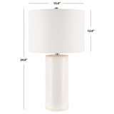 SAFAVIEH Lighting Sura 24" Table Lamp - 15" W x 15" D x 24" H - 15Wx15Dx24H