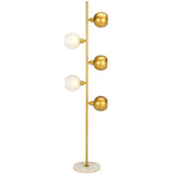 SAFAVIEH Lighting Syna 5 Light 61-inch Floor Lamp - Multi - 15Wx10Dx61H