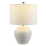 SAFAVIEH Lighting Telsa 22-inch Ceramic Table Lamp - 14" x 14" x 22" - 14Wx14Dx22H