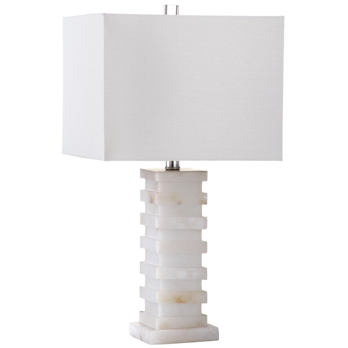 SAFAVIEH Lighting Tiffanie 25-inch White Table Lamp - 13"x13"x24.5" - 13Wx13Dx25H