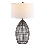 SAFAVIEH Lighting Tina 30" Table Lamp - 18" W x 18" D x 30" H - 18Wx18Dx30H