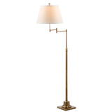 SAFAVIEH Lighting Tracee 60-inch Swivel Gold Floor Lamp - 16"x16"x54.5-68.5" - 16Wx16Dx69H