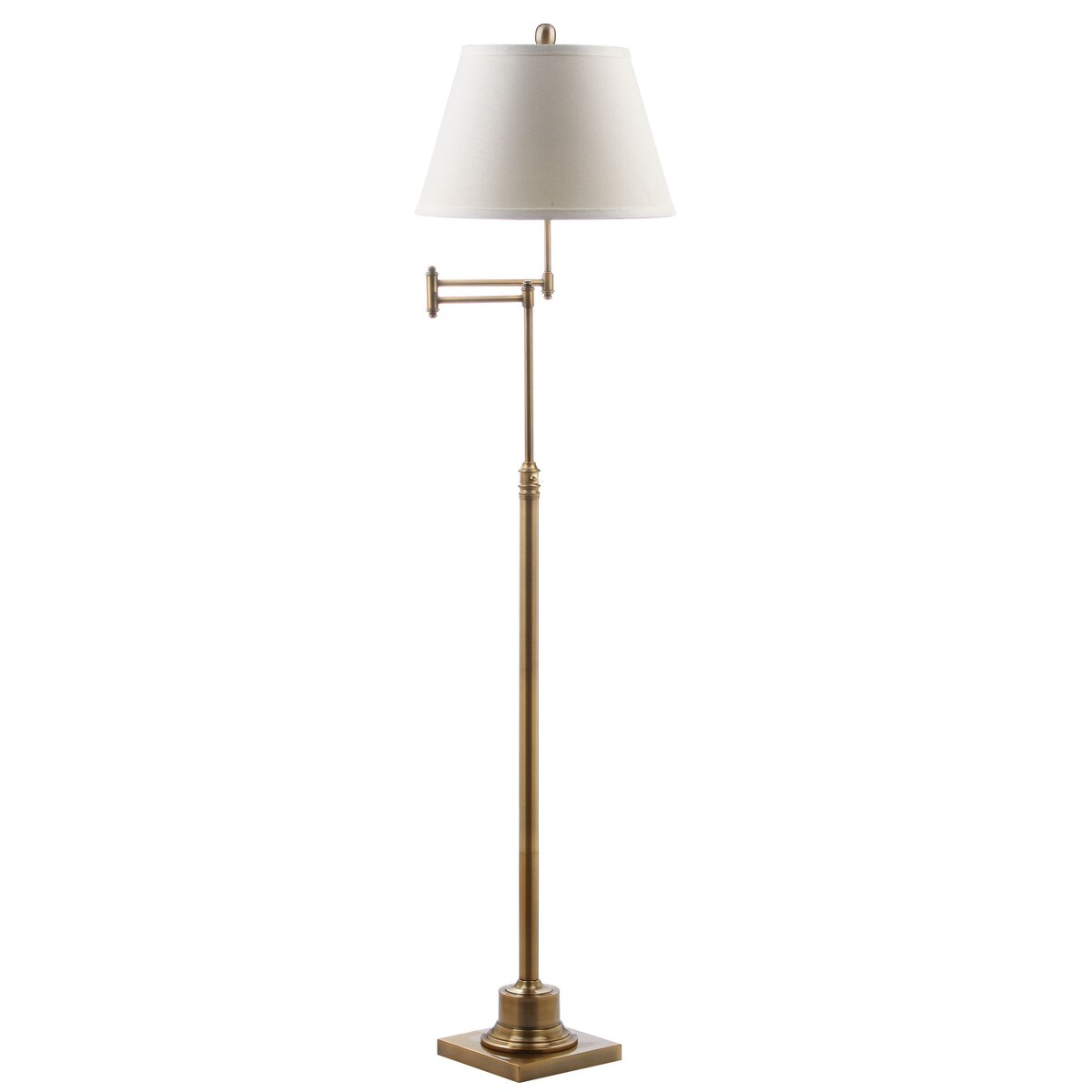 SAFAVIEH Lighting Tracee 60-inch Swivel Gold Floor Lamp - 16"x16"x54.5-68.5" - 16Wx16Dx69H