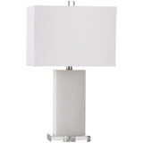 SAFAVIEH Lighting Trista 24-inch Marble Table Lamp - 14"x8 x24 - 14Wx8Dx24H