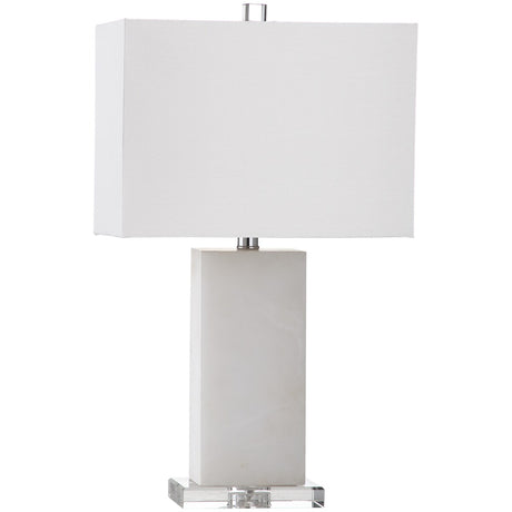 SAFAVIEH Lighting Trista 24-inch Marble Table Lamp - 14"x8 x24 - 14Wx8Dx24H