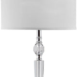 SAFAVIEH Lighting Vagia 60-inch Crystal Floor Lamp - 14"x14"x60" - Clear/Chrome - 14Wx14Dx60H