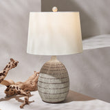 SAFAVIEH Lighting Valdi 24" Table Lamp - 14" W x 14" D x 24" H - 14Wx14Dx24H