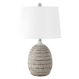 SAFAVIEH Lighting Valdi 24" Table Lamp - 14" W x 14" D x 24" H - 14Wx14Dx24H