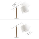 SAFAVIEH Lighting Veneta 24-inch Adjustable Desk Task Table Lamp (LED Bulb Included) - 10 In. W x 29 In. D x 23.5 In. H