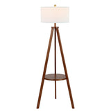 SAFAVIEH Lighting Vivienne 68-inch Floor Lamp - 16" W x 16" D x 68" H - Natural - 22Wx22Dx62H