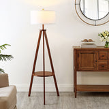 SAFAVIEH Lighting Vivienne 68-inch Floor Lamp - 16" W x 16" D x 68" H - Natural - 22Wx22Dx62H