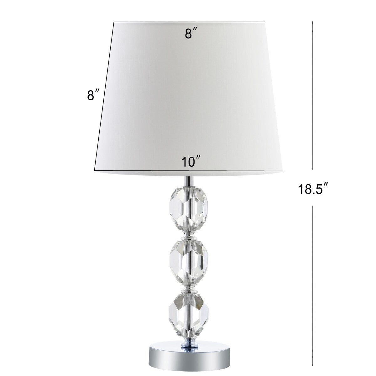 SAFAVIEH Lighting Waltraud 19-inch LED Table Lamp - 10"x10"x18.5" - 10Wx10Dx19H