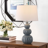 SAFAVIEH Lighting Yafit 25.5-inch Ceramic Table Lamp - 15" x 15" x 25.5" - 15Wx15Dx26H