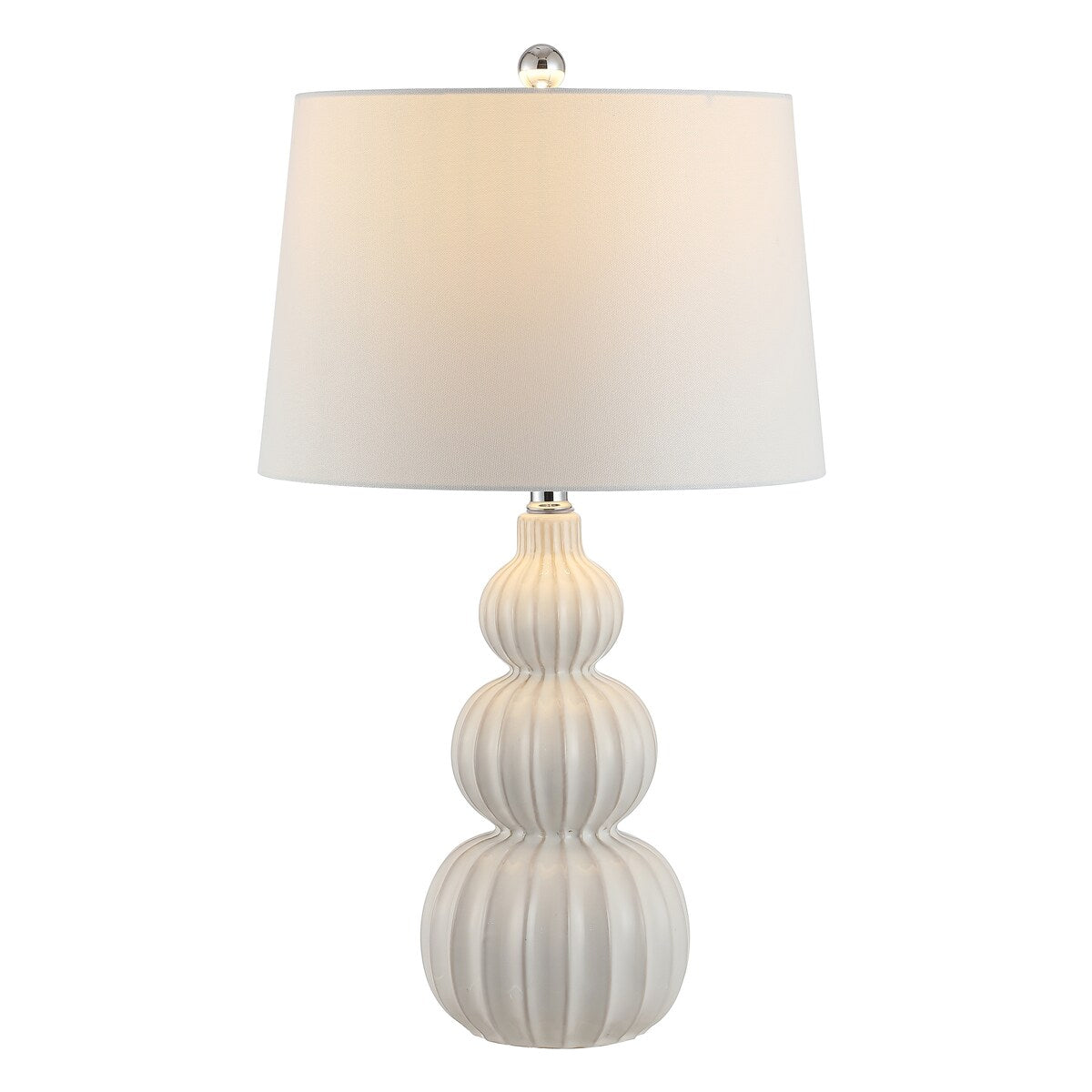 SAFAVIEH Lighting Yafit 25.5-inch Ceramic Table Lamp - 15" x 15" x 25.5" - 15Wx15Dx26H