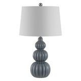 SAFAVIEH Lighting Yafit 25.5-inch Ceramic Table Lamp - 15" x 15" x 25.5" - 15Wx15Dx26H