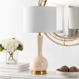 SAFAVIEH Lighting Yulia 27-inch Glass Table Lamp - 13" x 13" x 27" - 13Wx13Dx28H