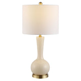 SAFAVIEH Lighting Yulia 27-inch Glass Table Lamp - 13" x 13" x 27" - 13Wx13Dx28H