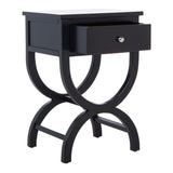 SAFAVIEH Liller 1-Drawer Accent Table Nightstand (Fully Assembled) - 18" W x 15" D x 27" H - 18Wx15Dx27H