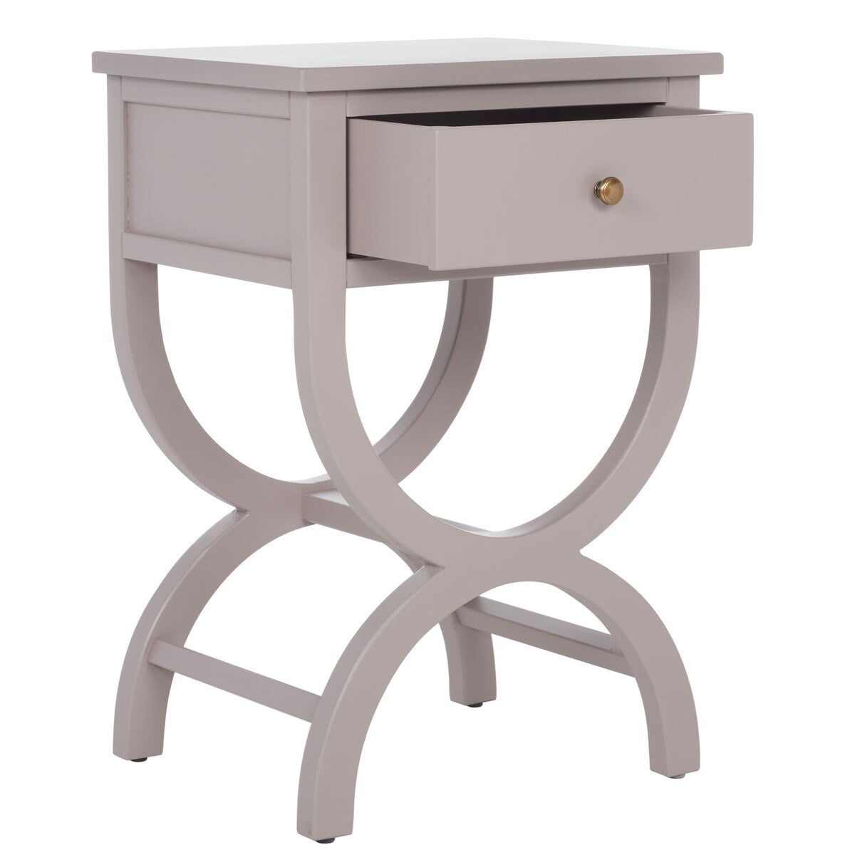 SAFAVIEH Liller 1-Drawer Accent Table Nightstand (Fully Assembled) - 18" W x 15" D x 27" H - 18Wx15Dx27H