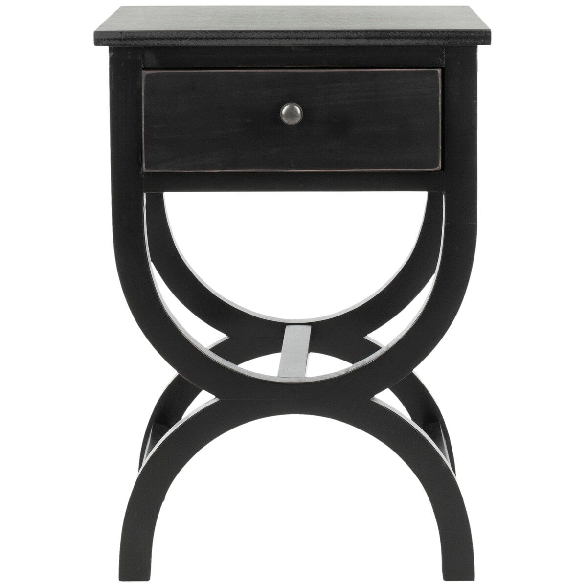 SAFAVIEH Liller 1-Drawer Accent Table Nightstand (Fully Assembled) - 18" W x 15" D x 27" H - 18Wx15Dx27H