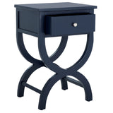 SAFAVIEH Liller 1-Drawer Accent Table Nightstand (Fully Assembled) - 18" W x 15" D x 27" H - 18Wx15Dx27H