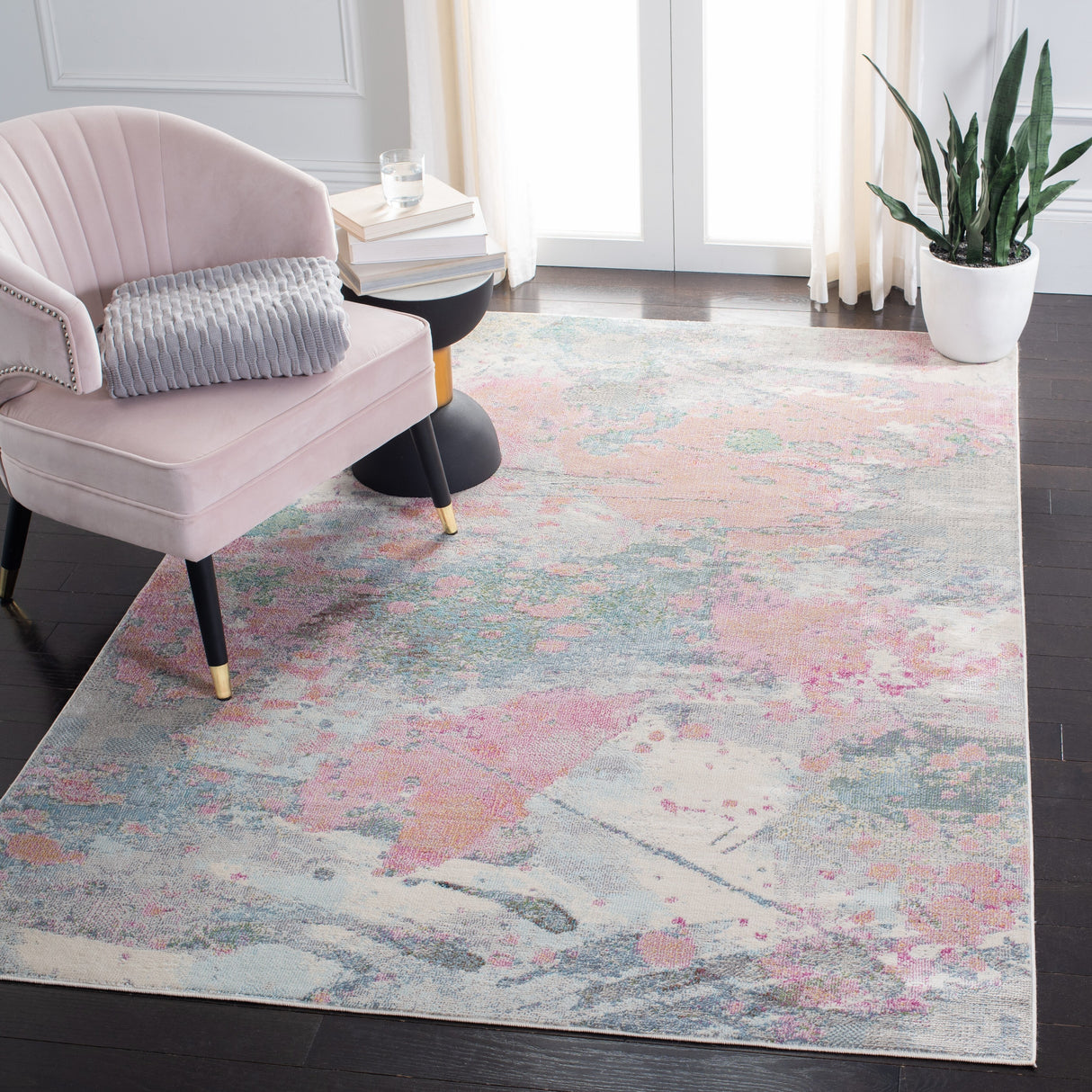 SAFAVIEH Lillian Harlene Modern Abstract Area Rug