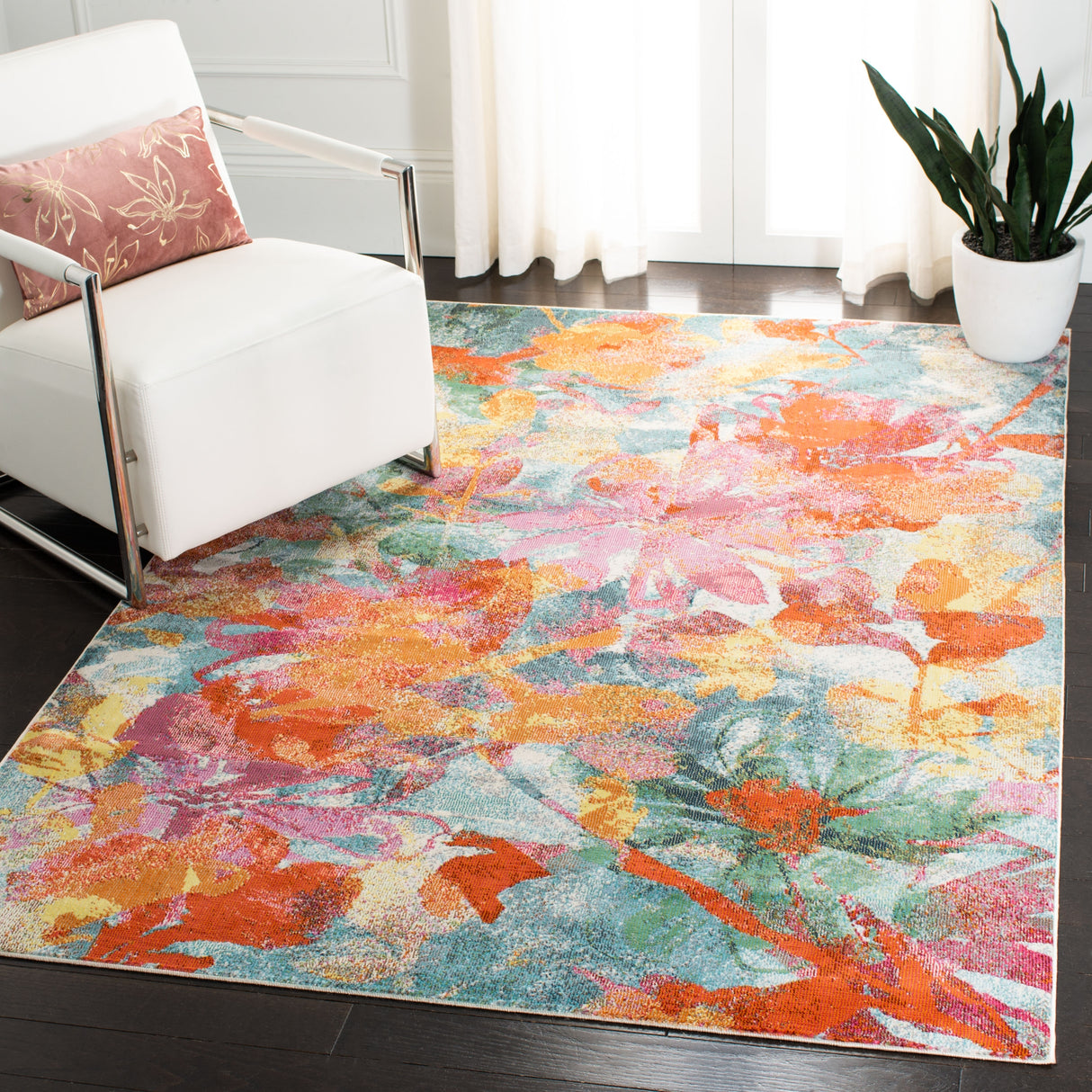 SAFAVIEH Lillian Sanzia Abstract Floral Rug