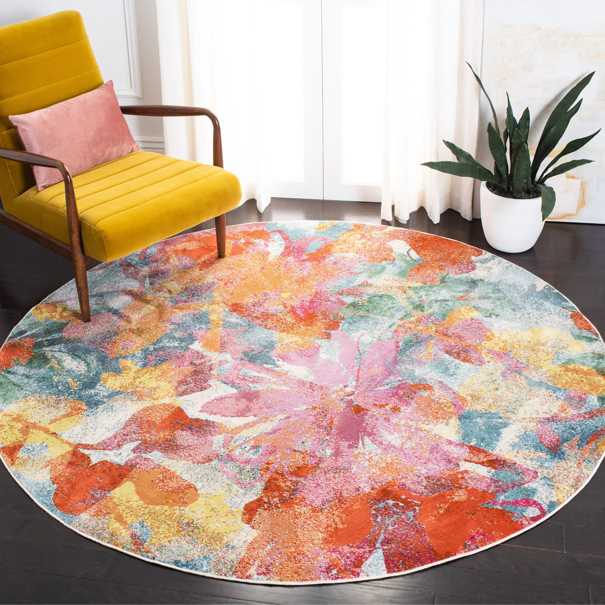 SAFAVIEH Lillian Sanzia Abstract Floral Rug