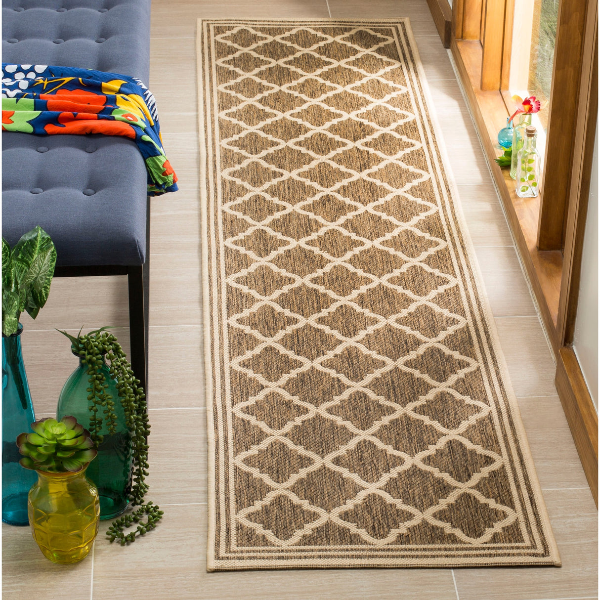 SAFAVIEH Linden Carolynn Indoor/ Outdoor Patio Backyard Rug