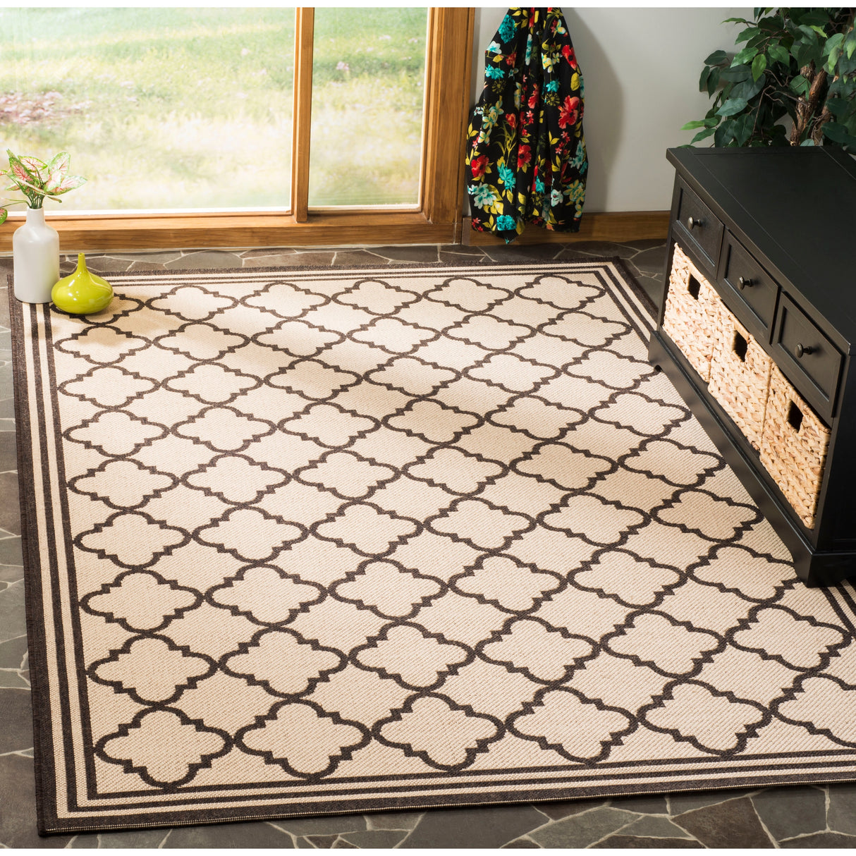 SAFAVIEH Linden Carolynn Indoor/ Outdoor Patio Backyard Rug