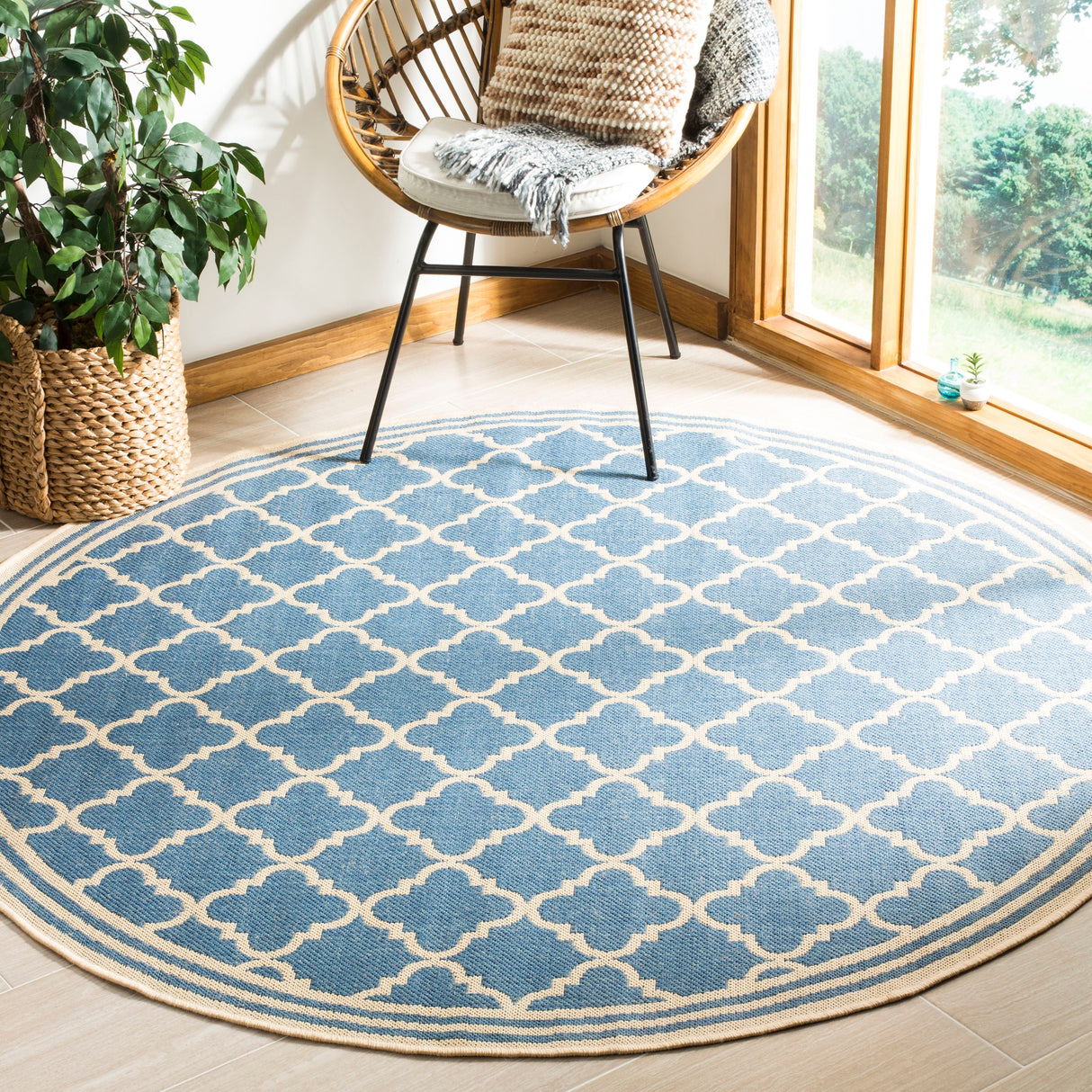 SAFAVIEH Linden Carolynn Indoor/ Outdoor Patio Backyard Rug