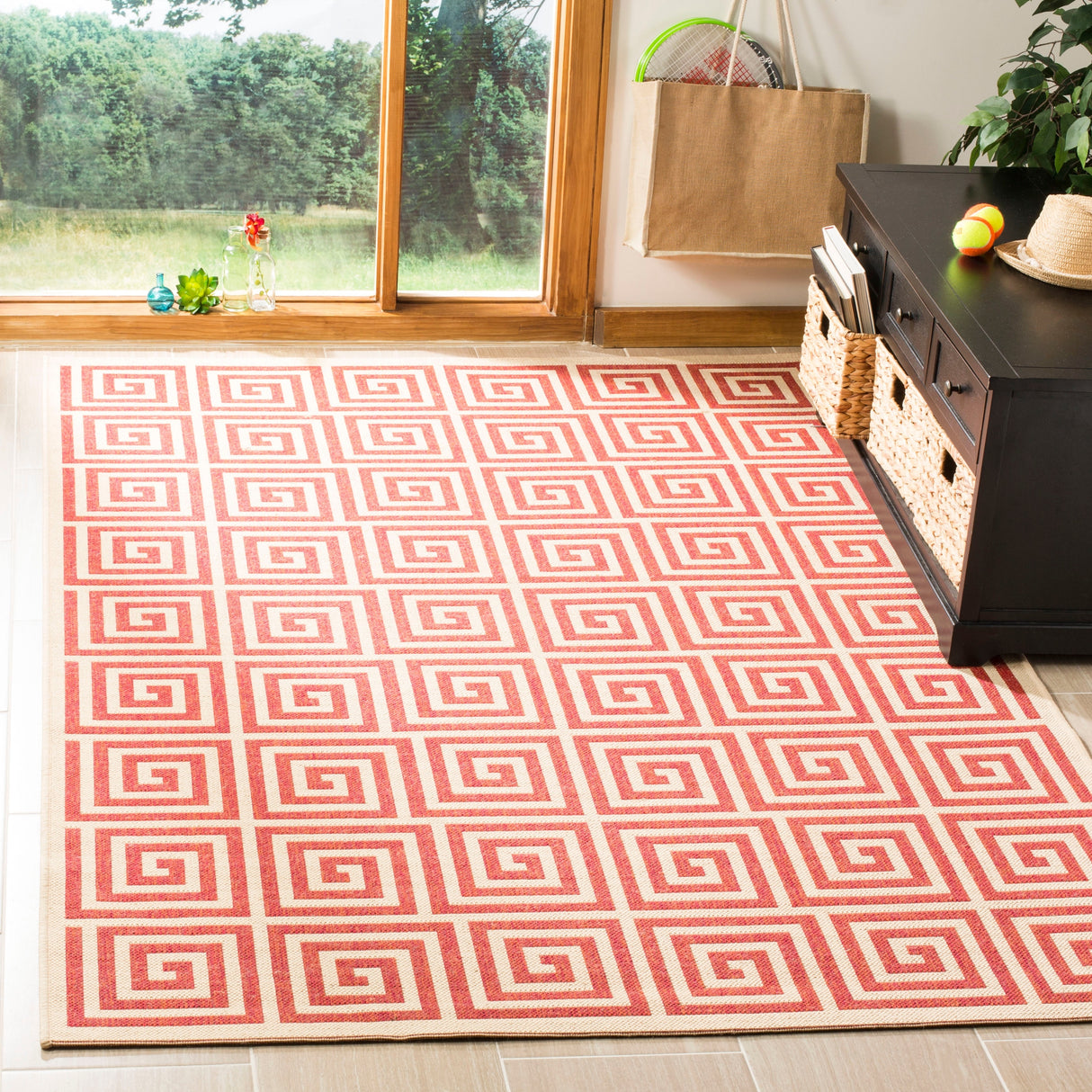 SAFAVIEH Linden Cathy Indoor/ Outdoor Waterproof Patio Backyard Rug