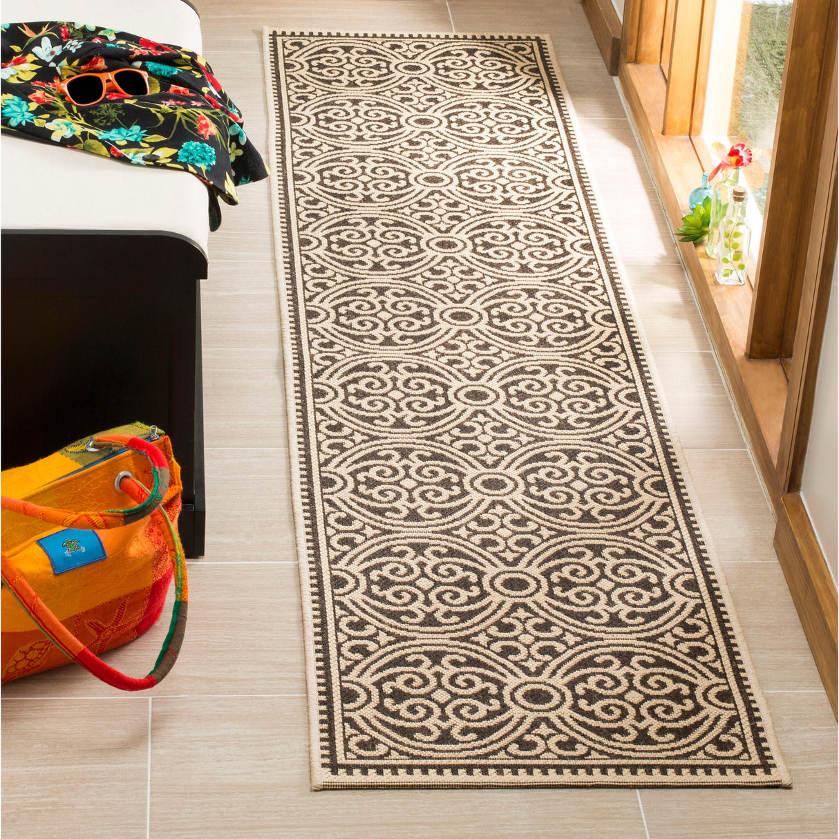 SAFAVIEH Linden Marylee Indoor/ Outdoor Waterproof Patio Backyard Rug