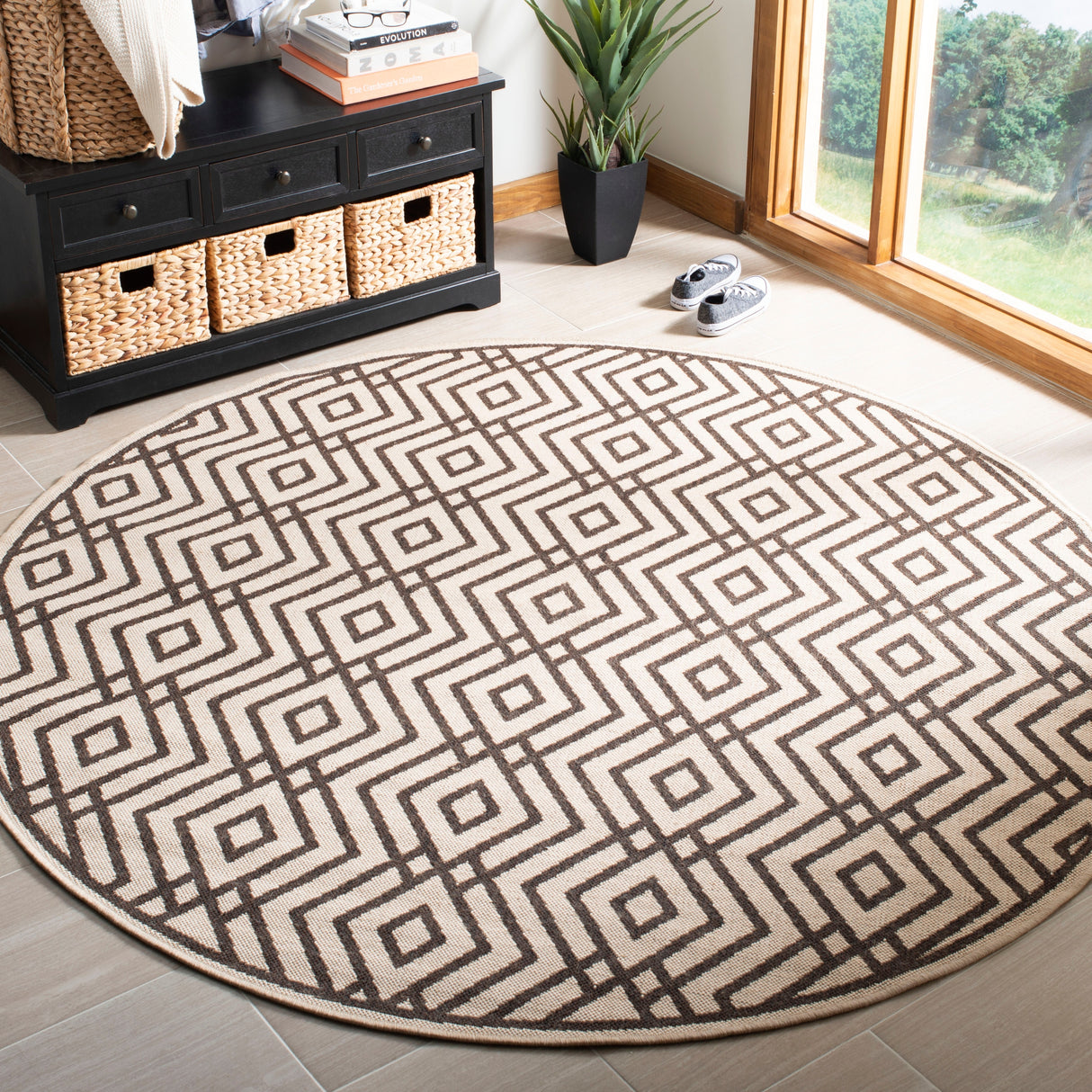 SAFAVIEH Linden Norita Indoor/ Outdoor Waterproof Patio Backyard Rug