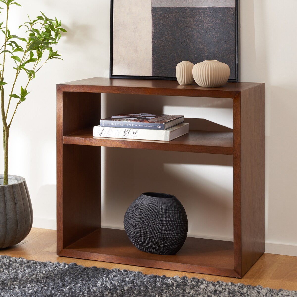 SAFAVIEH Lisette 2-Shelf Console Table - 32Wx15Dx30H